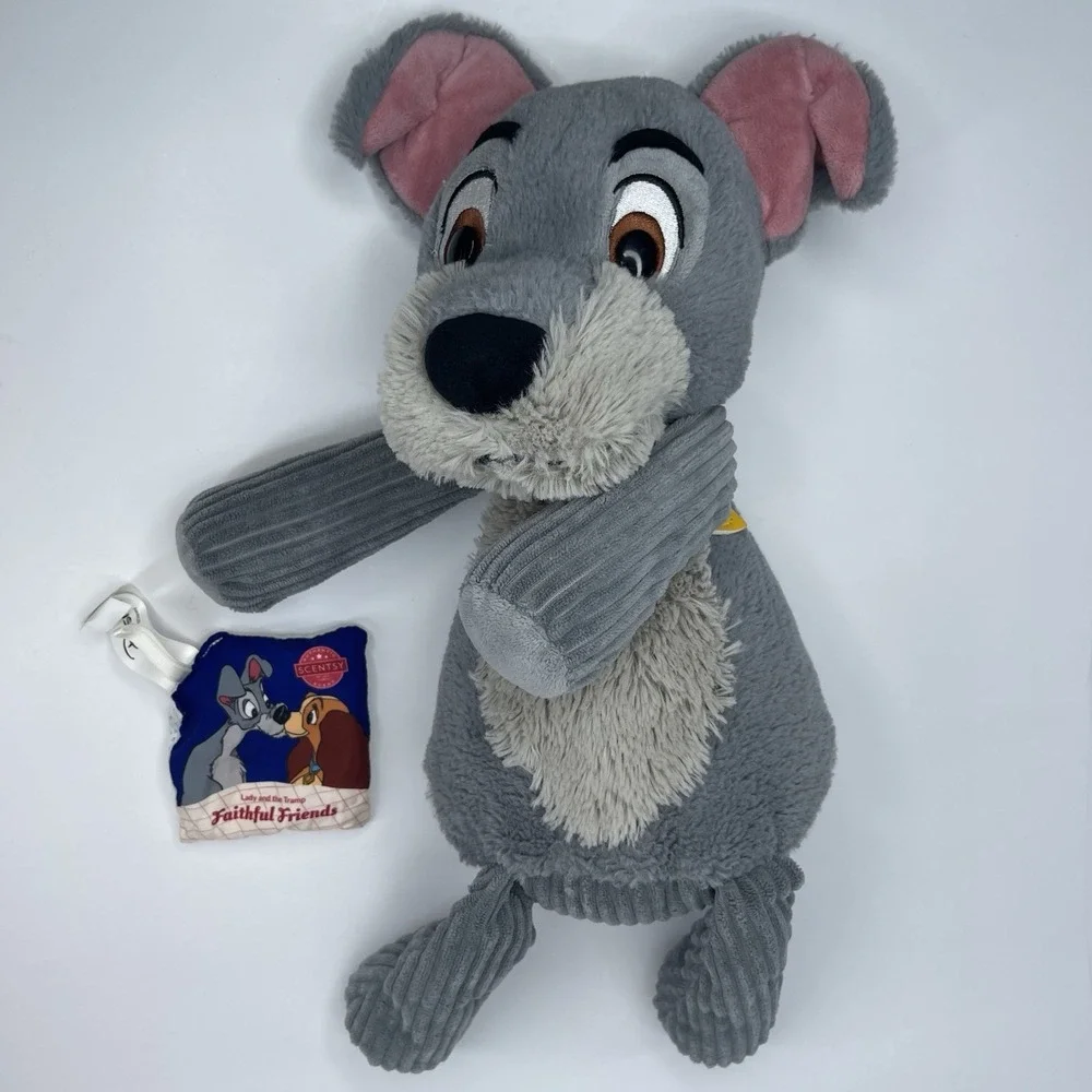 Scentsy DISNEY Lady and The Tramp Buddy THE TRAMP Plush w Active Scent Pack